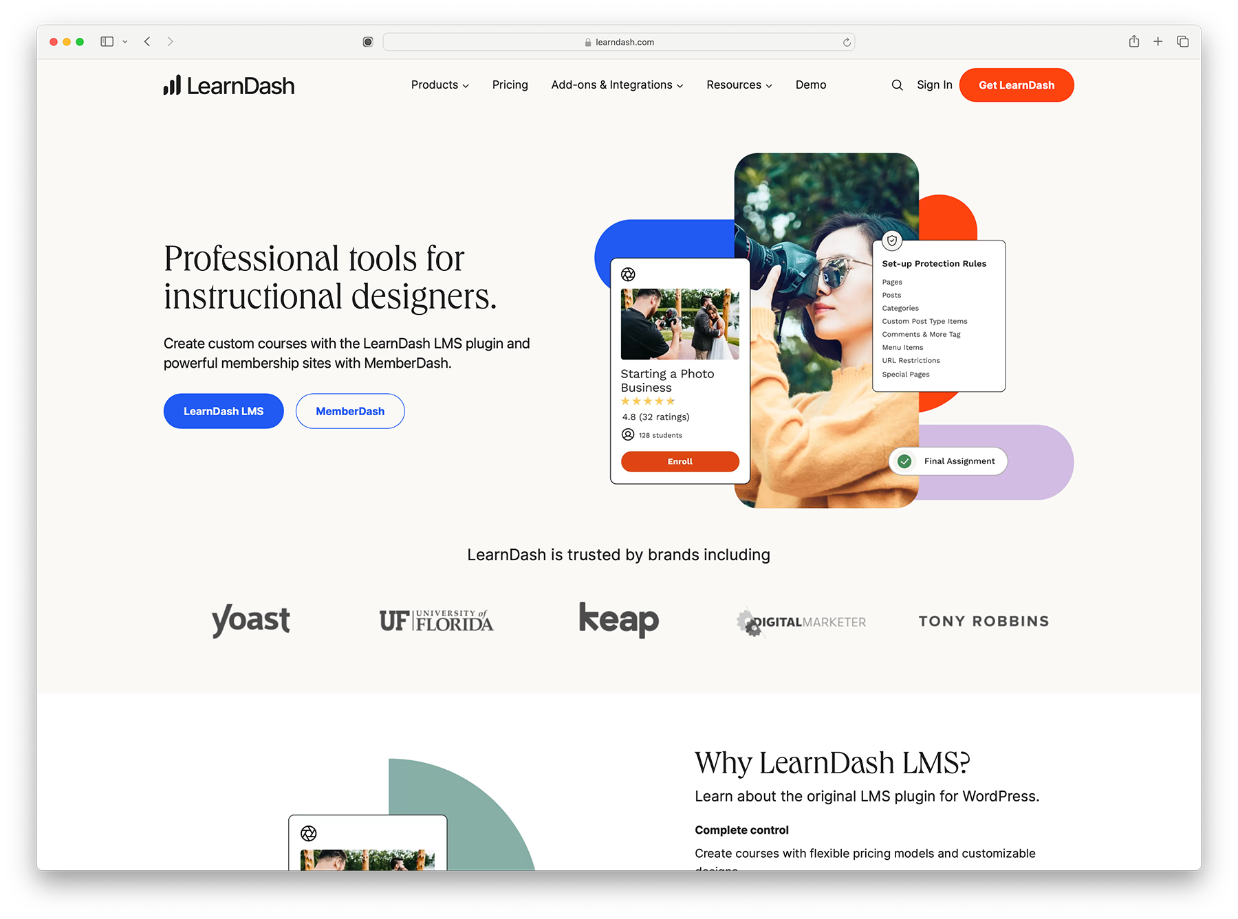 LearnDash - most popular LMS plugin for WordPress