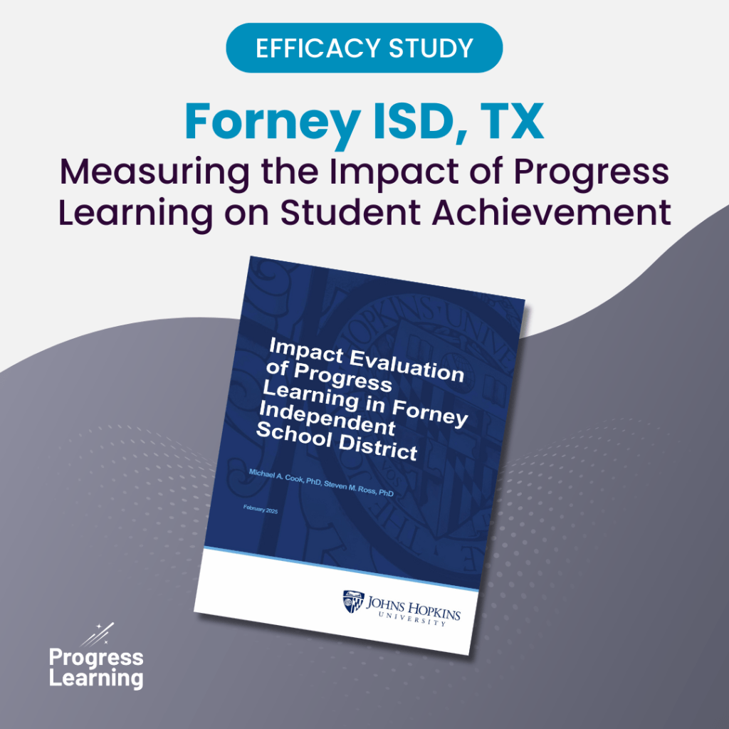 Featured Image for Measuring the Impact of Progress Learning on Student Achievement in Forney ISD