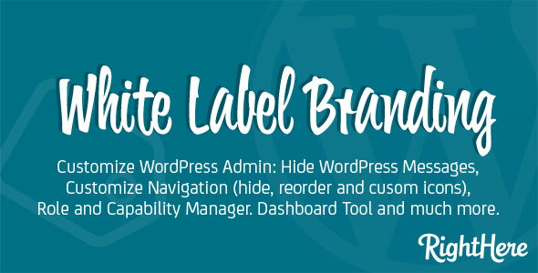 White Label Branding for WordPress